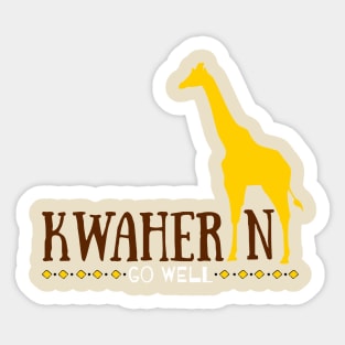 Kwaherini - Go Well Sticker